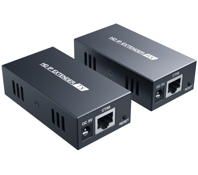 New RJ45 HDMI Extender IP Over UTP/STP CAT5 CAT5e CAT6 Extensor HDMI RJ45 1080 LAN Network 200m HDMI Extender Ethernet