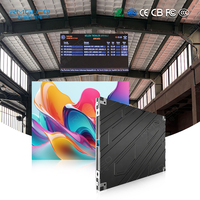 Layar Video Wall LED P1.2 P2 P2.5 4K Definisi Tinggi Penuh Warna untuk Instalasi Tetap Dalam Ruangan di Stasiun Kereta Api
