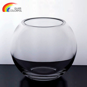 Peceras de Vidrio Soplado a Mano al por Mayor, Peceras Redondas Grandes de Vidrio Transparente con Tamaño Personalizado - Product Image 5