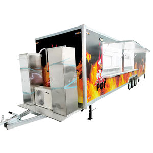 Camion de nourriture de cuisine mobile en gros restaurant entièrement équipé restauration commerciale bar à jus chariot à café remorque de nourriture - Product Image 2