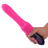 Automatischer, einziehbarer Vibrator mit mehreren Geschwindigkeiten, ferngesteuerter weiblicher Masturbator für sofortigen Orgasmus, Sexspielzeug