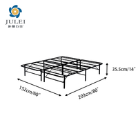 Sommier de lit pliable moderne en métal robuste, silencieux, sans bruit, installation rapide et facile, pour hôtel et appartement