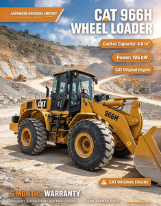 Cargadora de Ruedas CAT 966H Usada, Capacidad de Carga 4.0 m3, Motor Original de 195 kW para Minería y Construcción - Product Image 1