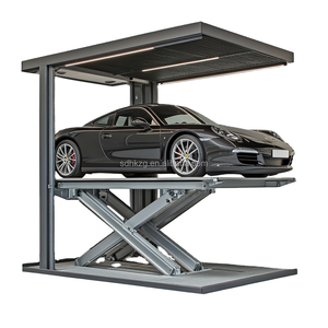 Elevador de tijera estacionario para automóviles, elevador de estacionamiento subterráneo para garaje, elevador de automóviles de <span class=keywords><strong>doble</strong></span> cubierta - Product Image 1