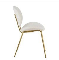 Chaises de salle à manger de luxe nordique, mobilier moderne et simple avec dossier, chaises domestiques pour salle à manger et bureau d'étude