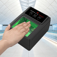Lecteur d'empreintes digitales Xinlian Live Scan Detection 442, durable et résistant aux chocs, scanner d'empreintes digitales Ant Slap pour banque