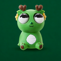 Jouets anti-stress en silicone Dragon à yeux bouffants, créatifs et amusants, vente en gros, jouet anti-stress Dragon mignon et amusant, très demandé