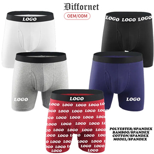 Hersteller Maßgefertigte Herren Boxershorts Herrenunterwäsche Individuelles Logo Klassisch Bequeme Baumwolle Herren Shorts Slips - Product Image 3