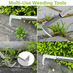 Stainless Steel Manual Detachable Gap Weeding Knife, Garden Crevice Weeder for Pavement Tile Joint Patio <b>Weed</b> <b>Removal</b> - Product Image 5