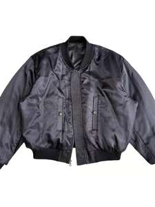 جاكيت بومبر مبطن من الجلد المصنفر محترق مخصص من جلد البقر المحروق للبيع بالجملة - Product Image 5