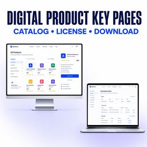 Conception et développement de sites web de produits numériques personnalisés avec système de paiement sécurisé et livraison instantanée de fichiers - Product Image 3