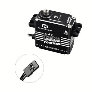 Motor Servo Micro Digital sin Núcleo con Engranaje Helicoidal y Potenciómetro Impermeable CLS4050RP de 50KG de Torque, Carcasa de Aluminio CNC, 6-8.4V para RC - Product Image 4