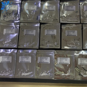 Nhà máy bán đá quý các nhà sản xuất bán buôn vvs cận chiến kích thước nhỏ Kim Cương Đá rực rỡ cắt tự nhiên màu trắng lỏng moissanite - Product Image 2