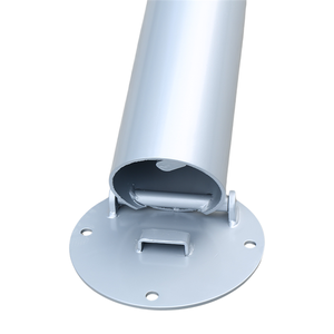 屋外フレキシブル金属道路安全取り外し可能なボラード歩道舗装スチールモバイルセキュリティ交通群衆バリア - Product Image 6