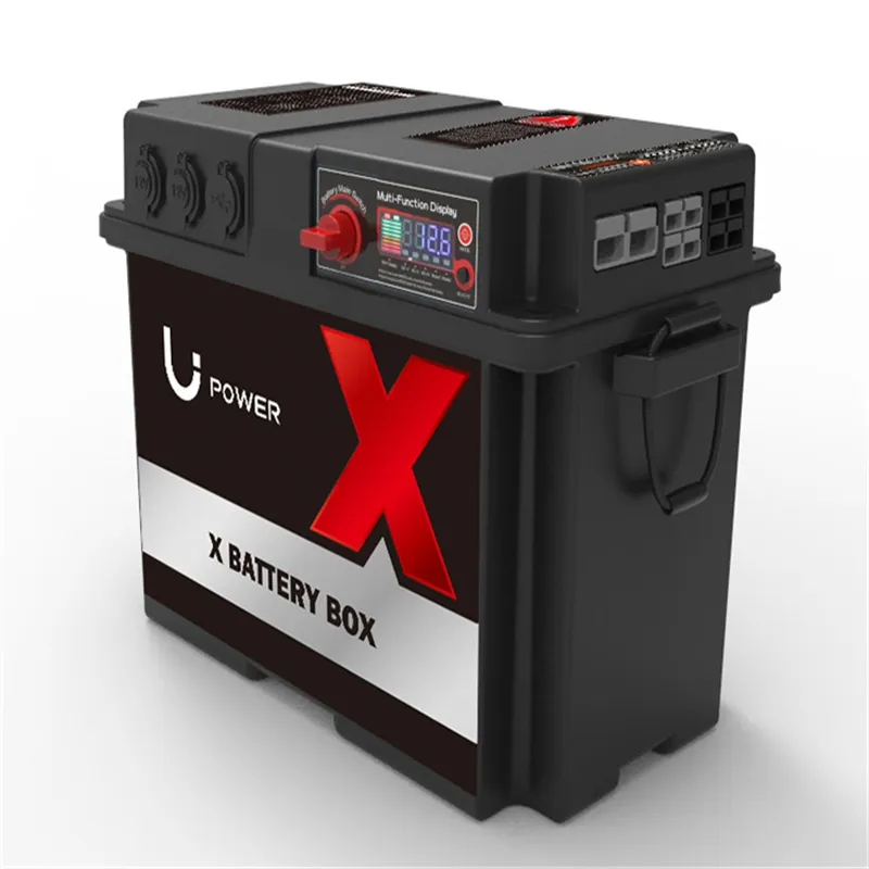 Lipower 12V Custom Plastic Lithium Campingportable Battery Boxes Lifepo4 Smart Marine X Solar Battery Box