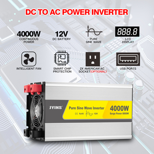 Inversor solar de potencia de 4kw fuera de la red de onda sinusoidal pura con pantalla LCD 12V 24V 48V 110V 230V 4000V Convertidor inversor - Product Image 6