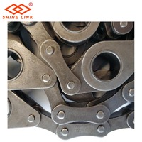Chaîne agricole en alliage S51, simple brin, standard, largeur 33 mm, pas 38,1 mm, diamètre du rouleau 6 mm, marque Shinelink
