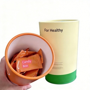 Tubos de Papel Kraft Ecológicos Hechos a Medida, Aptos para Alimentos, con Impresión a Color y Logotipo Estampado para Empaque de Regalos - Product Image 5