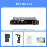 Effet audio numérique professionnel DSP99 Bluetooth Music Overdrive Reverb Analog Signal Device Metal Portable Stereo