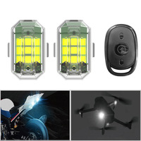 LED M3 Funk fernbedienung 7 Farben RGB USB-Aufladung Universal LED Touch Light Blitzlicht Mini Signal Drone Blitzlicht