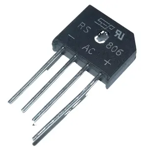 CXCWE-eraブリッジ整流器ic RS806 DIP-4 8A 600V高品質50kvブリッジ整流器