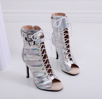 2025 HS0015 Offre Spéciale Jazz bottes talons hauts chaussures de danse pôle scène femmes salle de bal professionnel moderne chaussures de danse latine