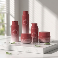 Flacon pompe airless en acrylique 15 ml 30 ml 50 ml, petits flacons cosmétiques givrés pour sérum et crème, emballage airless pour voyage
