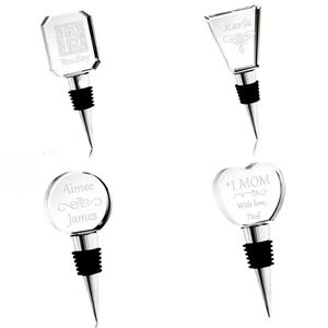 Tapón de <span class=keywords><strong>vino</strong></span> de cristal Natural K9 pulido de estilo más nuevo 2025 tapón de <span class=keywords><strong>vino</strong></span> de diamante con impresión UV - Product Image 6