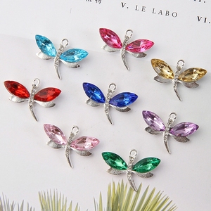<span class=keywords><strong>Dragonfly</strong></span> quyến rũ đối với trang sức làm, kim cương kim loại men Mặt dây chuyền quyến rũ, cho vòng cổ vòng đeo tay Bông tai DIY đồ trang sức làm - Product Image 6