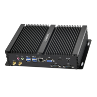 Kingdel Industrial Mini PC, CPU i5-8250U, 8GB DDR4+256GB NVMe SSD, 4K UHD HD/VGA, Port COM RS232 Ganda Stok AS