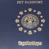 Impression de brochures personnalisées bon marché en papier offset et en carton, certificat de santé pour animaux de compagnie, passeport pour chat, chien, animal de compagnie