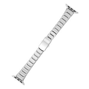 Correa de Reloj de Acero Inoxidable para Apple Watch, Correa Ajustable con Cierre Plegable, Brazalete de Metal de Lujo - Product Image 2