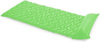 Tapis flottant rectangulaire gonflable en PVC vert, longueur 137-168 pouces, largeur 89-120 pouces, pour piscine et divertissement