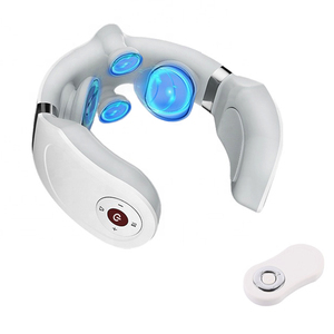 Nuevo Masajeador de Cuello Mini Inalámbrico Recargable 4DX <span class=keywords><strong>Pulse</strong></span> Exclusivo <span class=keywords><strong>2026</strong></span> - Funciones de Amasamiento Profundo, Vibración, Voz y Calor - Product Image 1