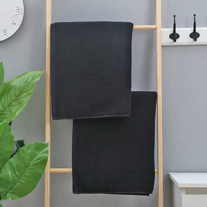 100% Cotton Thấm Spa Trên Khuôn Mặt Khăn Tùy Chỉnh Thêu Salon Thuốc Tẩy An Toàn Khăn Dệt Kim Kỹ Thuật Màu Đen Làm Tóc Bleach - Product Image 4