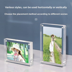 Thickened Strong Magnetic Transparent Acrylic Table <b>Frame</b> 5inch, 6inch, 7inch, 8inch, 10 Inch A4 <b>Certificate</b> <b>Frame</b> Wholesale - Product Image 3