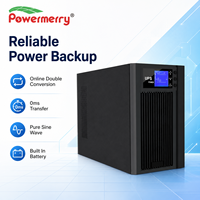 Onduleur monophasé en ligne 2kVA 1.8kW 220Vac 50Hz pour salle serveur, équipement réseau, bureau et projets de secours d'alimentation informatique européens