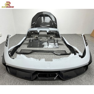 Kits de Conversión de Carrocería de Fibra de Carbono Estilo Speciale para Ferrari 458 2010-2015, Parachoques Trasero, Capó Delantero, Faldones Laterales, Piezas de Escape - Product Image 2