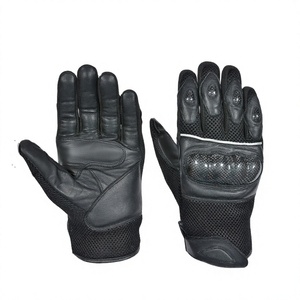 Gants de moto en cuir complet, livraison gratuite, pour motocyclette - Product Image 1