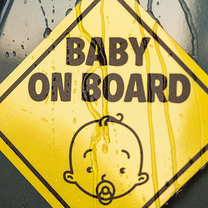 Pegatina personalizada para coche, pegatina para bebé a bordo, imán, señal de seguridad magnética para coche, señal de advertencia reflectante para bebé a bordo - Product Image 3