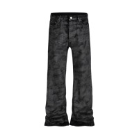 Fabricant en gros de jeans en denim pour hommes, pantalons amples à motif nuage OEM/ODM, fournisseur d'usine, pantalons décontractés en gros, LOGO personnalisable