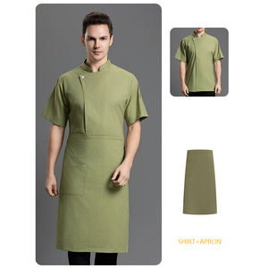 Vente en gros d'uniformes professionnels d'été à manches courtes pour le nettoyage des hôtels, maisons d'hôtes, restaurants, entretien ménager - Product Image 6