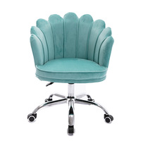 Chaise de bureau à dossier OEM en tissu rose personnalisé en usine chaise de bureau pivotante de direction chaises de bureau super douces en velours