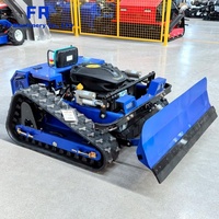 Cortadora de Césped con Motor de Inclinación de 45 Grados, Cortadora de Césped con Control Remoto, Cortadora de Césped para Campos de Golf de 24 V y 9 HP