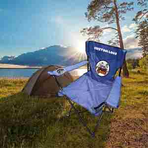 Silla Plegable Personalizada para Pesca, Camping y Jardín, Silla de Playa Azul, Sillas Plegables para Campamento - Product Image 1