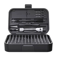 Kit de tournevis de précision magnétique 130-en-1, outil professionnel de réparation électronique avec poignée antidérapante, logo personnalisé OEM