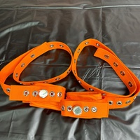 Sangles de bondage pour poignets et mollets, harnais de jambe, ceinture de bondage corporel pour lit, accessoires BDSM avec fermetures magnétiques