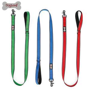 Delux-Juego de correa reflectante para perros, correa de nailon para mascotas con asa acolchada y luces duraderas - Product Image 2