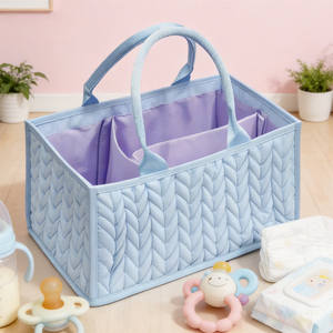 Bolsa Organizadora de Pañales Acolchada para Bebé, Bolsa de Almacenamiento Portátil para Guardería - Product Image 4