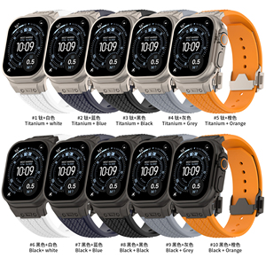Cinturino Sportivo RYB FKM per <span class=keywords><strong>Apple</strong></span> <span class=keywords><strong>Watch</strong></span> Serie 11 10 9 8 <span class=keywords><strong>7</strong></span> 49/46/45/42mm - Product Image 4
